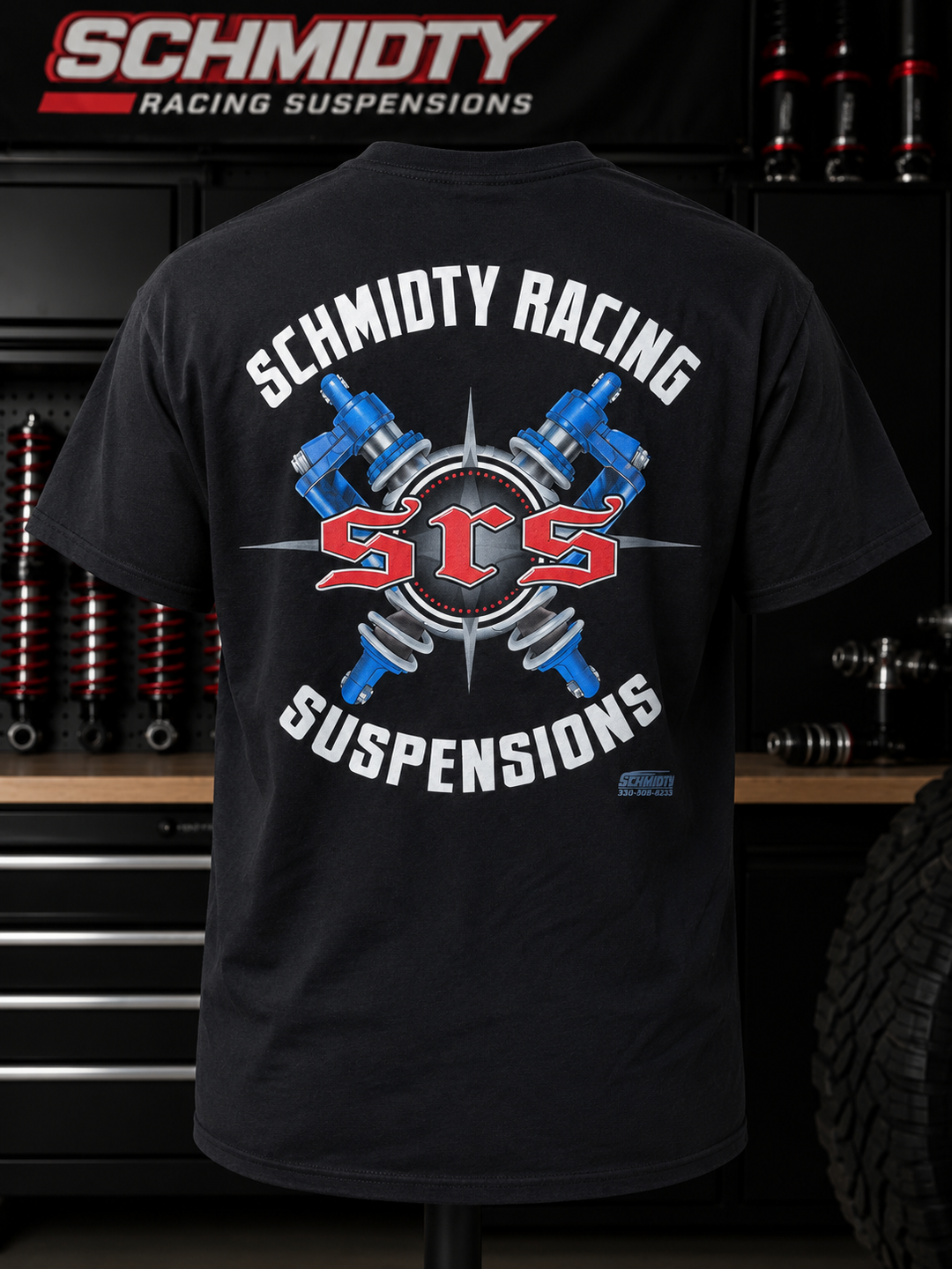 Schmidty Racing T-Shirt (BLACK)