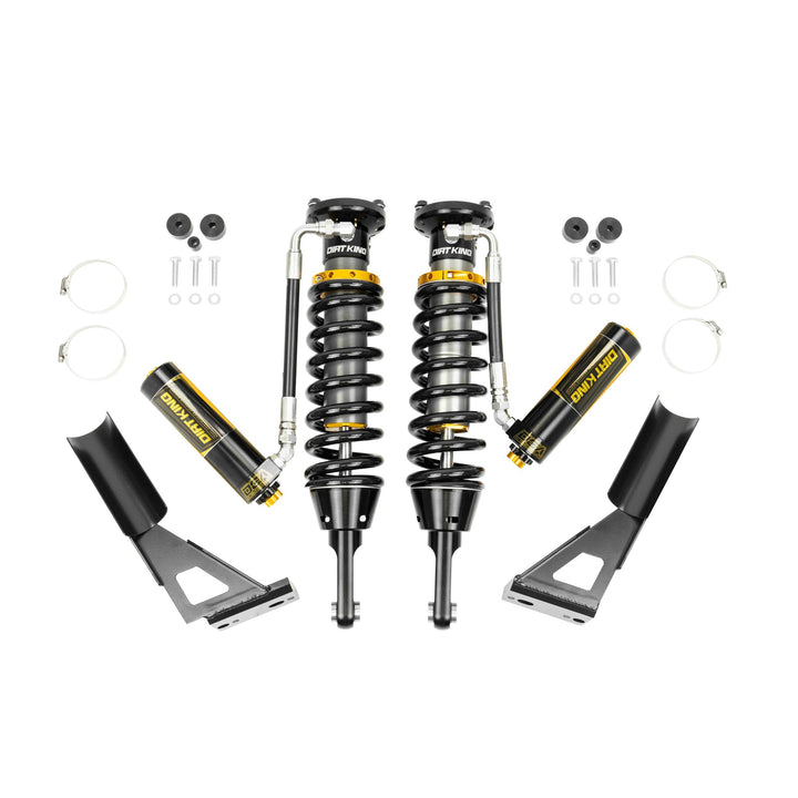 2.5 Coilovers | DCA Remote Reservoir - 2003-2024 Toyota 4Runner, 2007-2014 Toyota FJ Cruiser, 2003-2009 Lexus GX470, 2010-2023 Lexus GX460