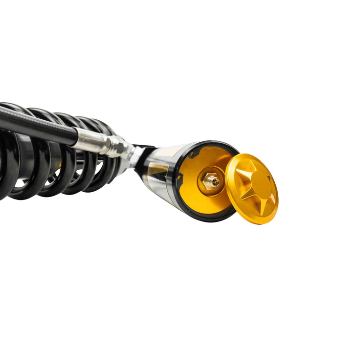 2.5 Coilovers | DCA Remote Reservoir - 2003-2024 Toyota 4Runner, 2007-2014 Toyota FJ Cruiser, 2003-2009 Lexus GX470, 2010-2023 Lexus GX460