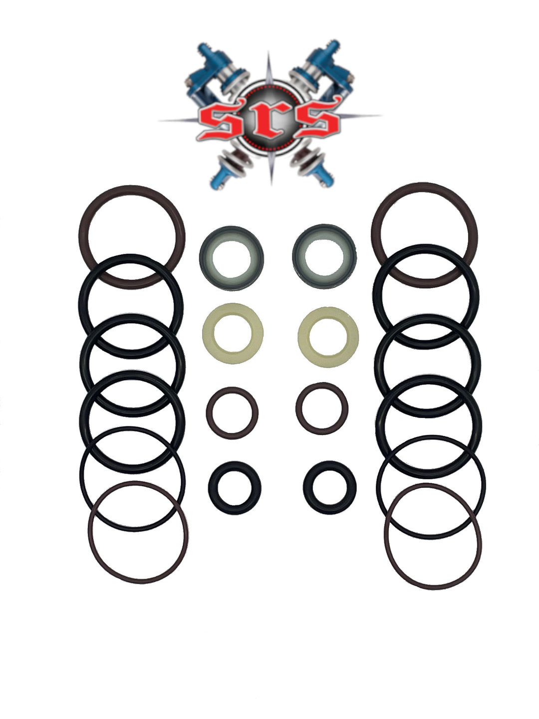 King 2.0" x 7/8" Shaft Shock Rebuild Seal Kit Pre Runner Series (PR)