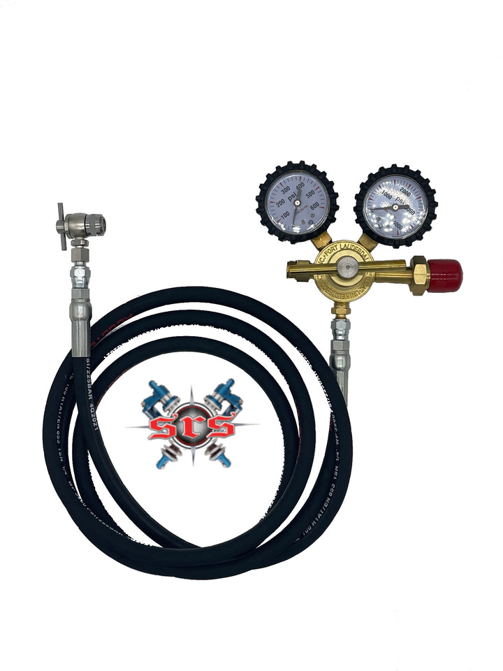 Uniweld 400 PSI Nitrogen Regulator Kit | with No-Loss Chuck