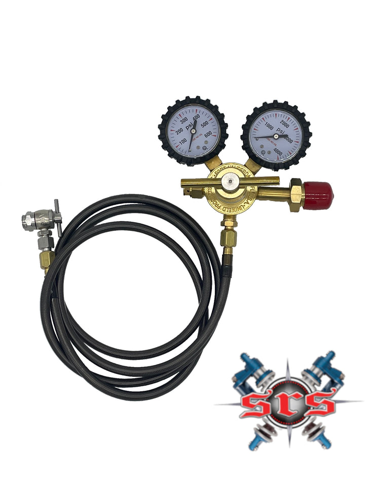 Uniweld 400 PSI Nitrogen Regulator Kit | with No-Loss Chuck