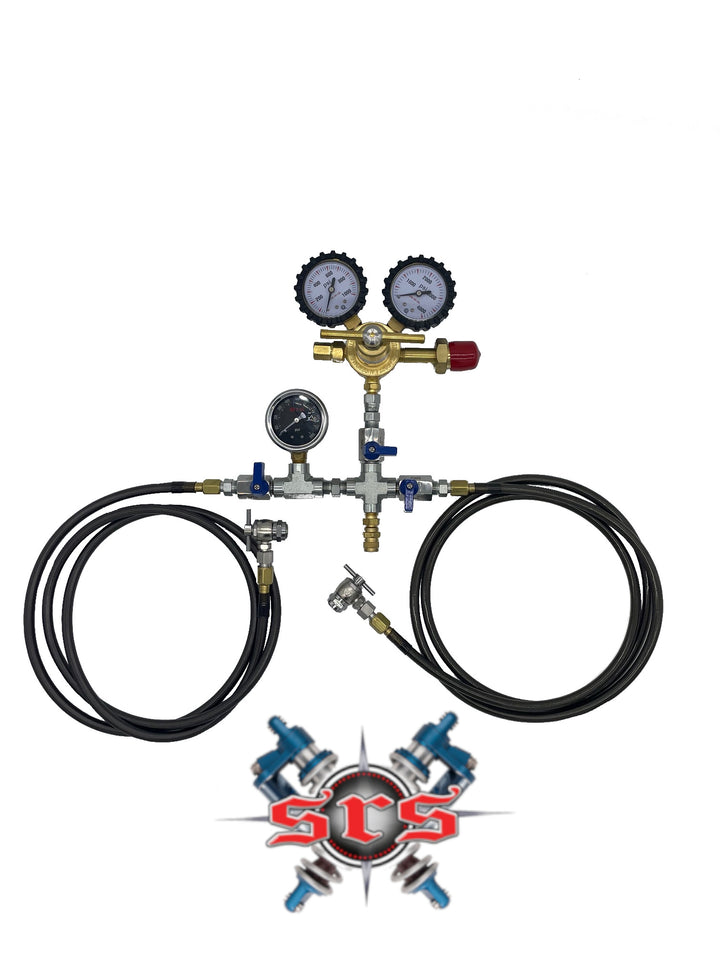 Uniweld 800 PSI Nitrogen Regulator Kit | with Dual Hose