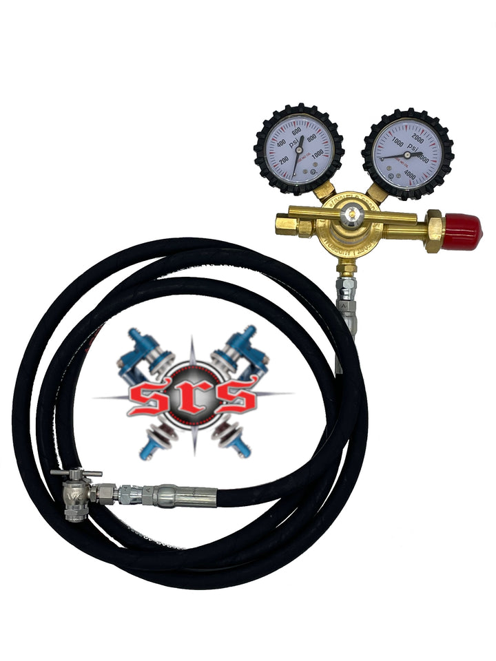 Uniweld 800 PSI Nitrogen Regulator Kit | with No-Loss Chuck