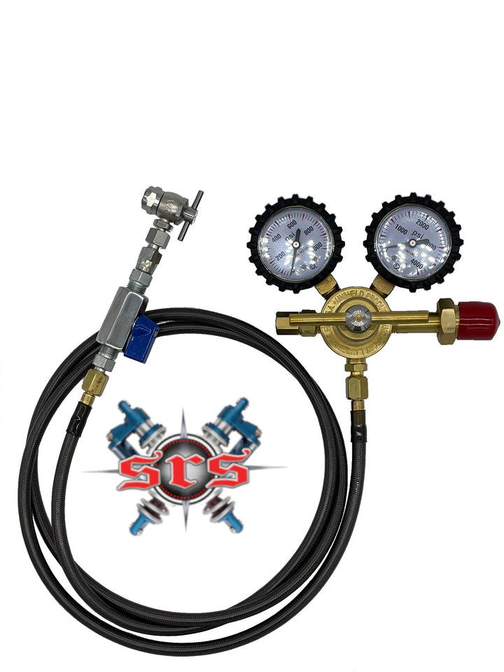 Uniweld 800 PSI Nitrogen Regulator Kit | with No-Loss Chuck