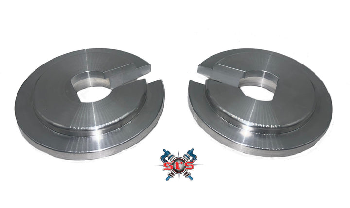 Polaris Pro R & Turbo R Billet Rear Spring Retainer Pair